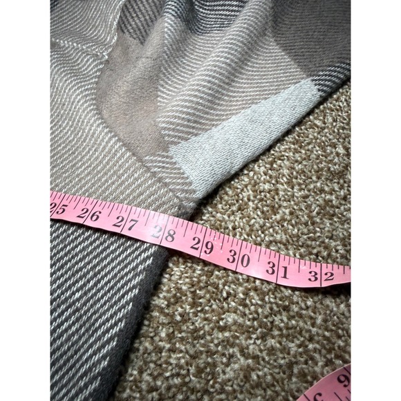 Maurices Plaid Patchwork Shacket Shirt Jacket Button Up Oversized Womens 1X - Picture 7 of 9